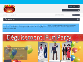 deguisementfunparty.com website preview