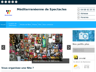 mediterraneennedespectacles.fr website preview