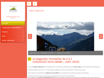 alpimdiagnostics-hautes-alpes.fr website preview