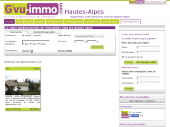 hautesalpes.gvu-immo.com website preview