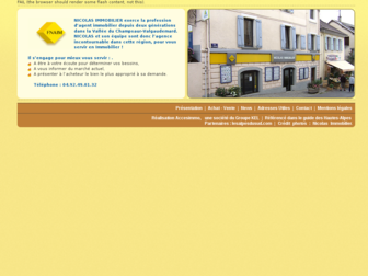 nicolas-immobilier.fr website preview