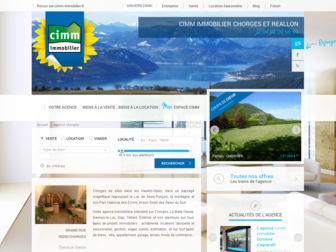 chorges.cimm-immobilier.fr website preview