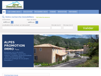 alpes-promotionimmo.fr website preview