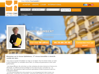 humbertan.optimhome.com website preview