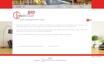 gap-immobilier.ch website preview