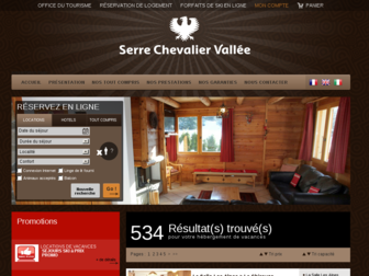 serrechevalier-reservation.com website preview