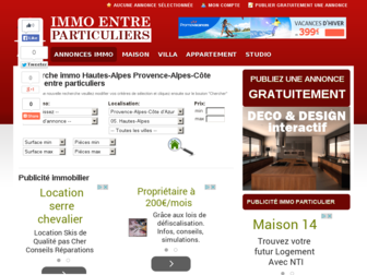 hautes-alpes.immo-entre-particuliers.com website preview