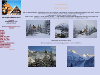 chalet-montgenevre.com website preview