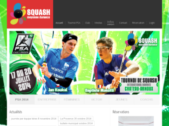 squash-moyennedurance.fr website preview