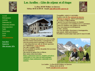 lesarolles-queyras.fr website preview