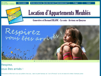 location-vacances-queyras.com website preview