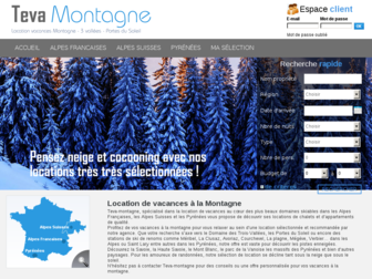 teva-montagne.fr website preview