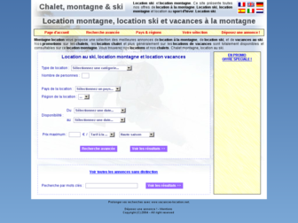 montagne-location.com website preview
