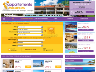 appartements-vacances.fr website preview