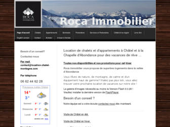 location-chatel-montagne.com website preview