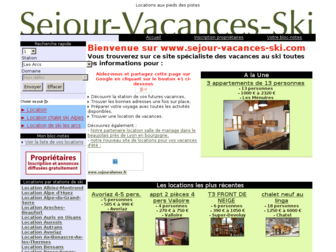 sejour-vacances-ski.com website preview