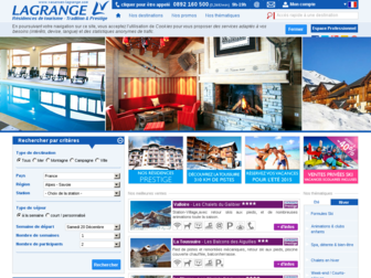 vacances-lagrange.com website preview