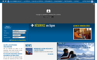 alpe-locations-vacances.com website preview