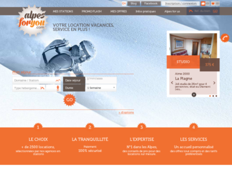 alpesforyou.com website preview