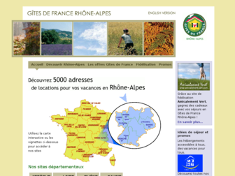 gites-rhone-alpes.org website preview