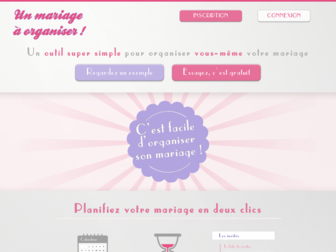 unmariageaorganiser.com website preview