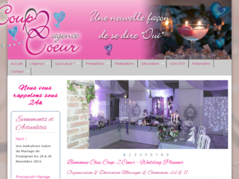 coup2coeur-organisation-mariage.com website preview