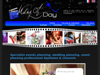 makingofday-evenement-mariage.com website preview