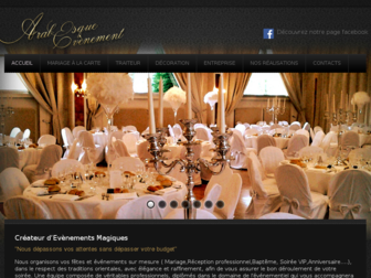 arabesque-evenement.com website preview