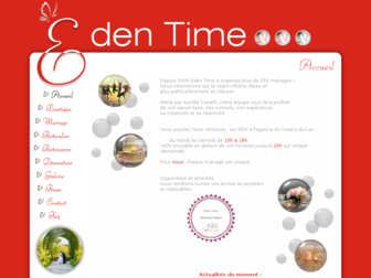 edentime.fr website preview