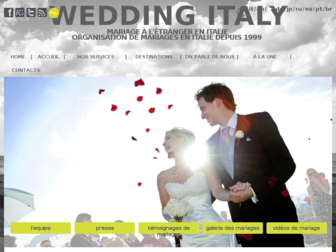 weddingitaly.fr website preview