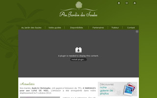 aujardindessaules.com website preview