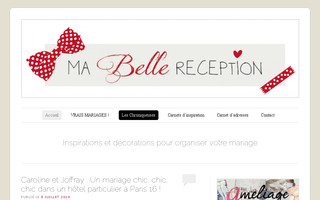 mabellereception.com website preview