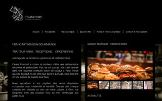 maisonfrancart.com website preview