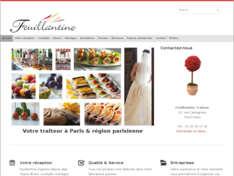 feuillantine.fr website preview