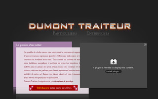 dumont-traiteur.com website preview