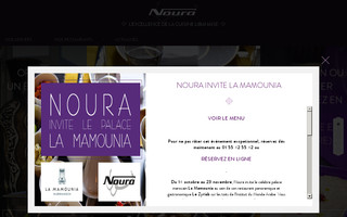 noura.com website preview