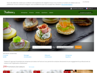 traiteurs.fr website preview