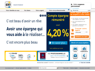 ganassurances.fr website preview