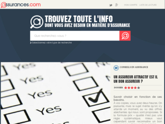 assurances.com website preview