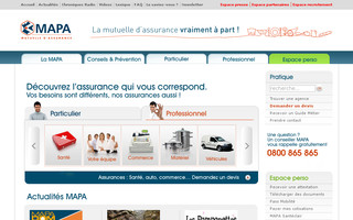 mapa-assurances.fr website preview