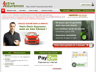 activeassurances.fr website preview