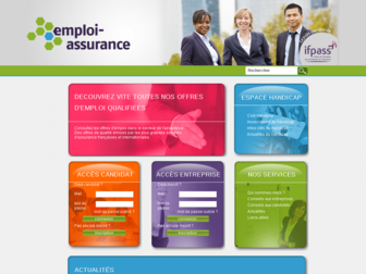 emploi-assurance.com website preview
