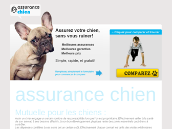 assurancechiens.info website preview