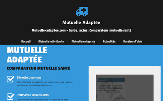 mutuelle-adaptee.com website preview