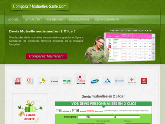 comparatif-mutuelles-sante.com website preview