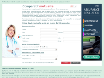 comparatifmutuelle.co website preview
