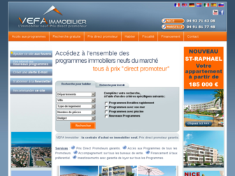 vefa-immobilier.com website preview