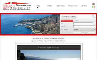 lamonegasqueimmobilier.mc website preview