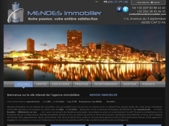 mendesimmobilier.com website preview