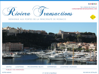 rivieratransactions.com website preview